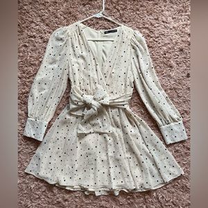 Zara polka dot dress size M